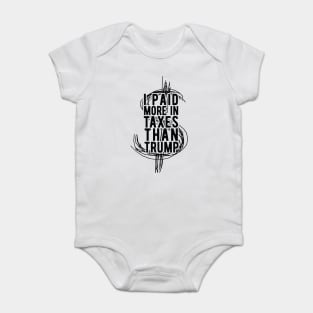 I Paid More Taxes Than Trump president 2020 Baby Bodysuit